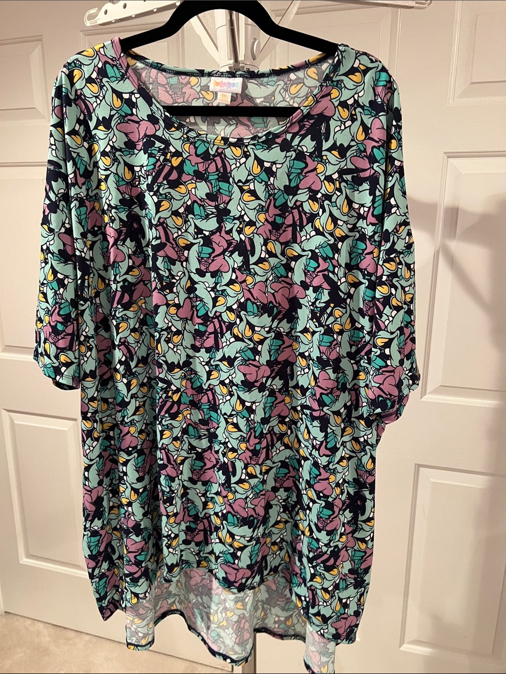 LuLaRoe Disney Goofy Irma Tunic 3XL EUC